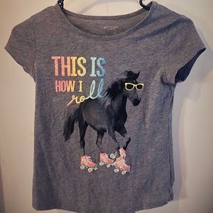 Arizona size 10/12 girls shirt horse